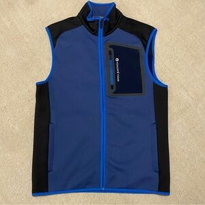 Vineyard Vines Blue and Black Zip Vest